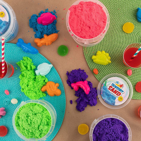 KARTUNBOX kg Kinetic Sand Children Sandcastle Set for Kids 3+