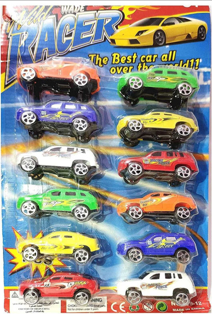 imtion Super Car Toys Set 12 Pull-Back Cars For Boys Kids, Small Cars  Collection