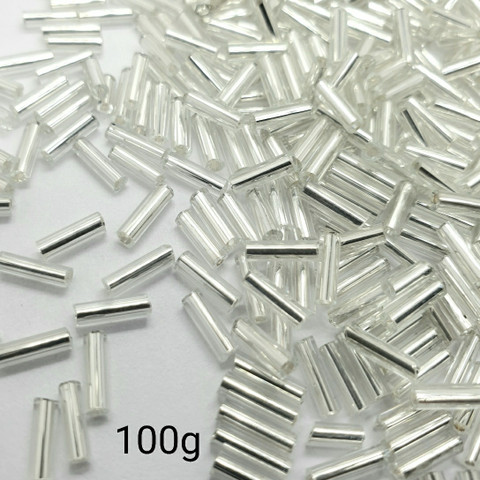 SK ART GALLERY 6mmGold Silver Tube Bead DIY Handmade Bracelet