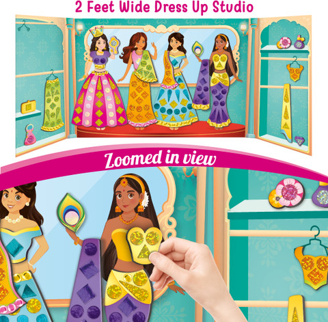 Imagimake DIY Magnetic Dress-Up Indian Princess |Pretend Play Toys For  Girls - DIY Magnetic Dress-Up Indian Princess |Pretend Play Toys For Girls  . shop for Imagimake products in India. | Flipkart.com