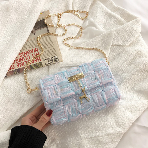 HASTHIP DIY Crochet Bag Kit Plastic Mesh Canvas Yarn Crafting Set - Main Image