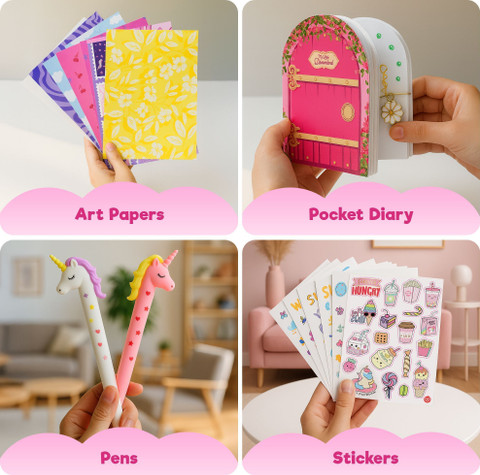 Einstein Box Journal Making Kit for Girls Aged 8+ years| DIY Art