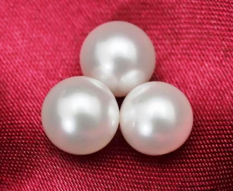 RUHAILA 12 MM WHITE FINE BIG SIZE PEARL BEADS FOR JWELLERY ART CRAFT 100 PCS