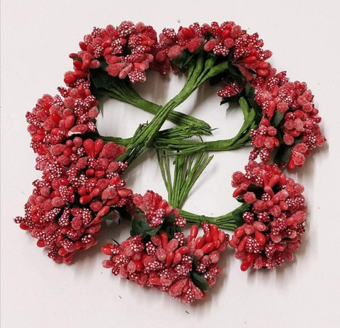 DIARA Pollen Flowers for Tiara, Jewelry Making Hibiscus Artificial