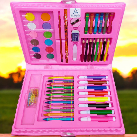Colour Set Drawing Sets For Year Olds Mavin 68-pcs Colours Set For