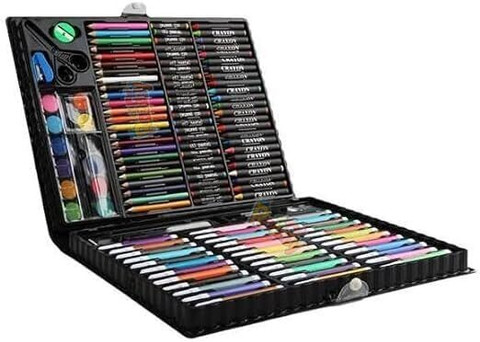 ROZZBY Children Deluxe Art Drawing Crayon Color Set for Kids Supplies (150  Pcs Set)