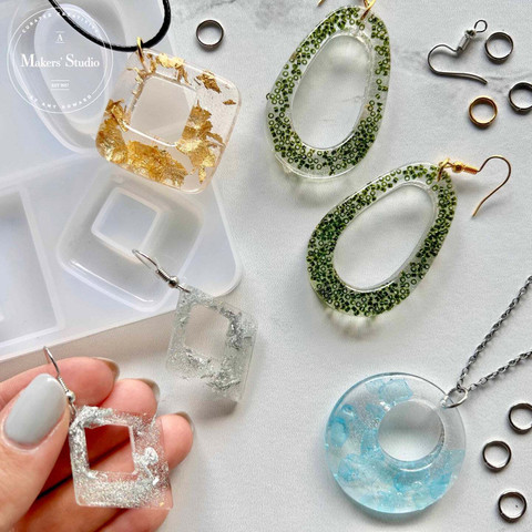 Craftinger Diy resin earring kit Moldind
