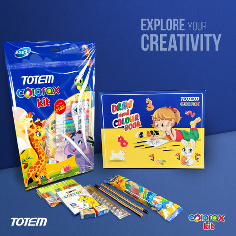 Flipkart.com | TOTEM Colorax Pack of 5|Gifting Combo|Colouring Kit