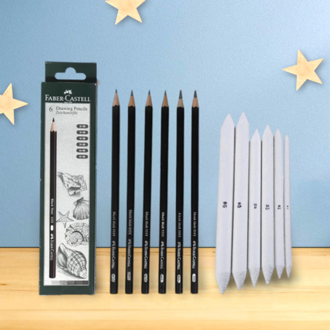 ARTTWALA FABER CASTELL DRAWING PENCIL SET WITH