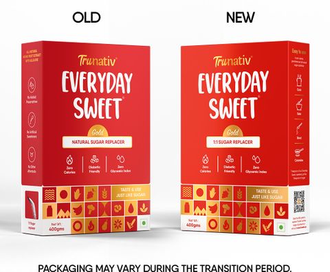 TruNativ Everyday Sweet Gold, Allulose & Monkfruit Powder, 1:1 Sugar Replacer, Diabetic Sweetener (400 g) - Image 5