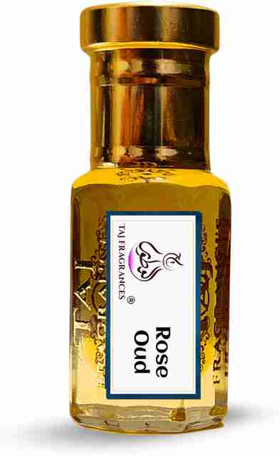 Taj Fragrances Rose Oud for Unisex Perfume Oil Luxury Scent Long