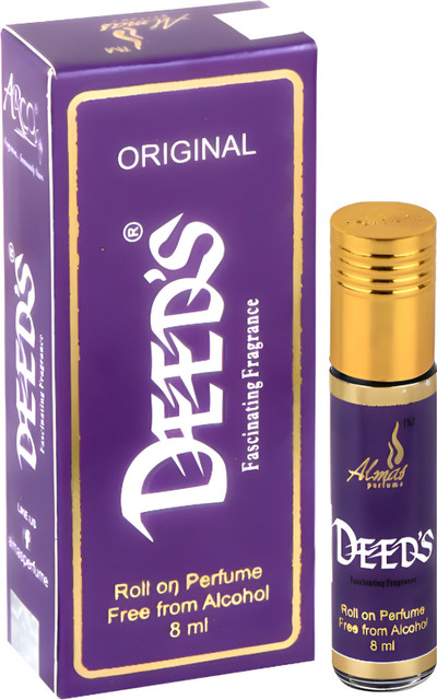 Parfum Concentré Deeds Attar 6 Ml - Pack De 3, Longue Tenue, Sans Alcool