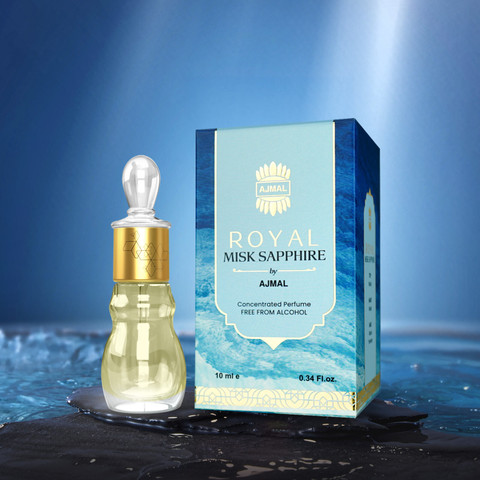 Ajmal Royal Misk Sapphire| Powdery Fragrance| Long Lasting Attar
