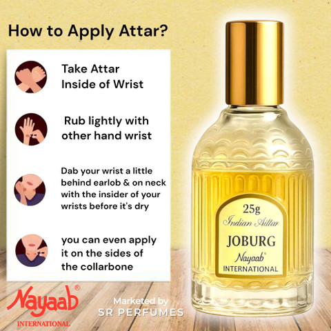 Nayaab International JOBURG (PACK OF 1) Floral Attar Price in