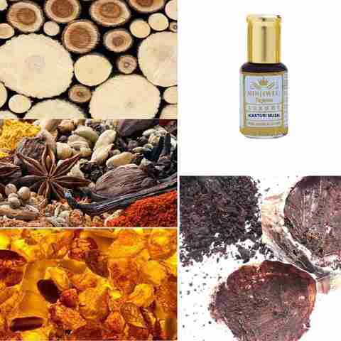 Menjewell fragrances Kasturi Musk (Natural Itra/Attar/ Perfume) Floral Attar - Main Image