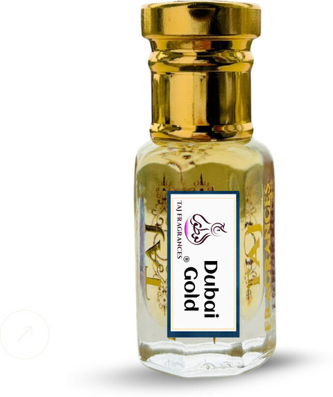 Taj Fragrances Dubai Gold for Unisex Perfume Oil Luxury Scent - Main Image