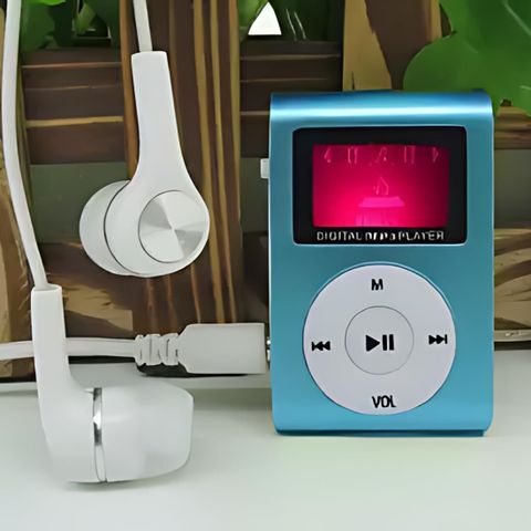 DRUMSTONE Limited Edition Mini MP3 Player - 32GB Support, USB, Clip & Earphones MP3 Player (Blue, 1.3 Display) - Image 5