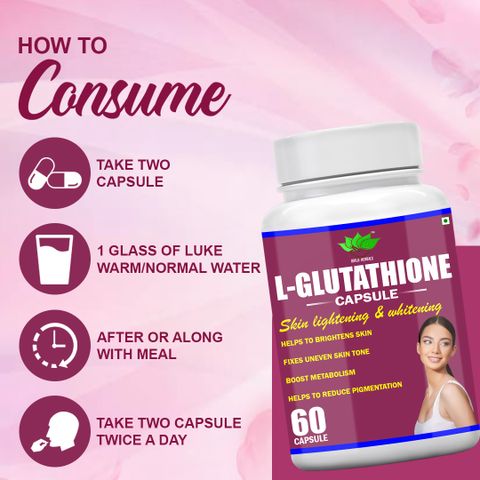 l glutathione capsule price BIRJI HERBALS L-Glutathione Skin Lightening & Whitening in India Injectable peptides such as