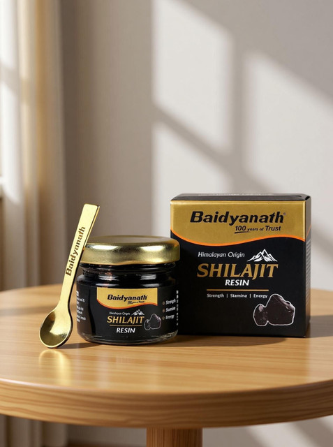 Baidyanath Himalayan Shilajit Resin 10g | Rich in Fulvic Acid| For