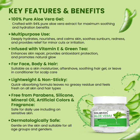 aloe vera verjüngen Bio Aloe Vera Gel | Reines Aloe Vera gel main image 0