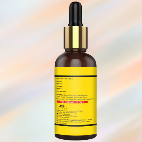 Huile De Massage Ayurvédique Intimify Pour Hommes - 15ml - 100% Naturelle Aux Herbes - Fabriquée En Inde