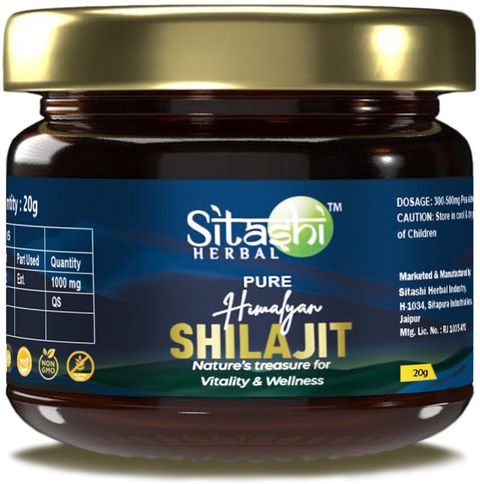 Sitasha Sitashi Herbal SITASHI SHILAJIT 20G Price in India - Buy Sitashi Herbal ...