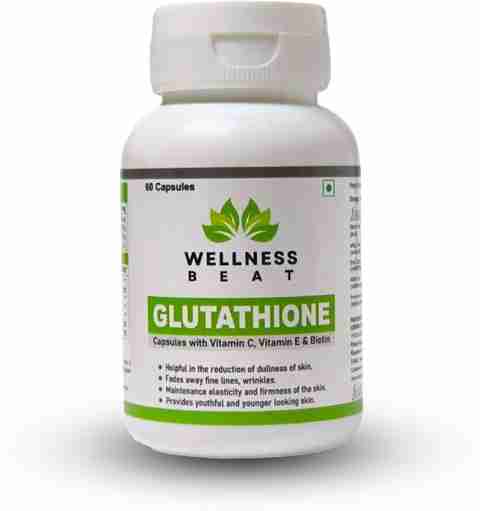 Wellness Beat Beat Glutathione 500 mg Capsules Price in India