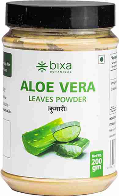 bixa botanical Aloe vera Leaves Powder Aloe barbadensis Price in India -  Buy bixa botanical Aloe vera Leaves Powder Aloe barbadensis online at  Flipkart.com