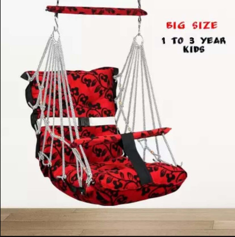 Shivdra traders Cotton Child Jhula for Baby Swing 1-3 Year indoor