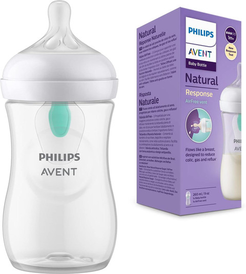 Philips Avent Natural Response Baby Bottle SCY673/01 | 1m+ age