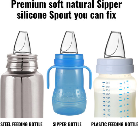 PGD Silicon Training Sipper Spout Nipple can fix All Regular Neck