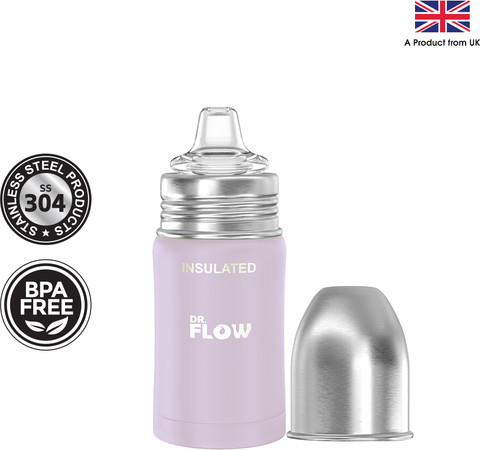 BasicsOmega Insulated Thermosteel Baby Feeding Bottle DF9020 180  ml