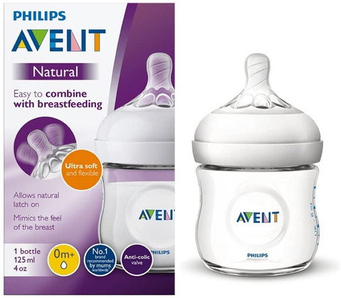 Philips Avent NATURAL BOTTLE 125ml Single INDIA SCF030/10