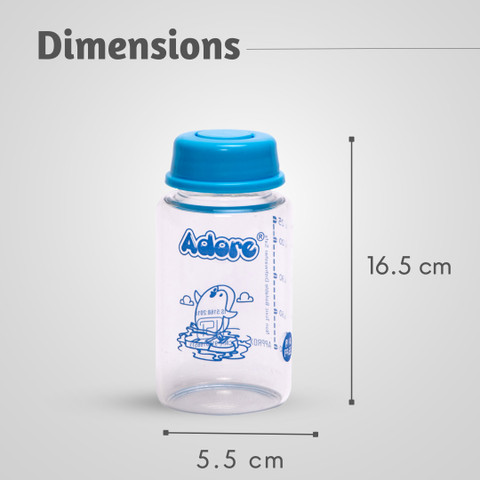 Adore IRIS Glass Breast Milk Storage Bottle Borosilicate