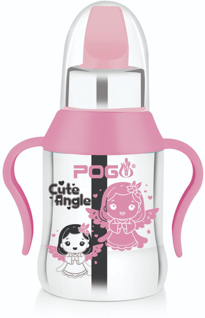 POGON Hazel Stainless Steel Sipper Bottle, Baby Milk Bottle, Baby Girl Milk  Bottle 300 ml