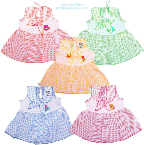 BABY LOOKS Pure Cotton Comfortable Baby Midi/Knee Length Size