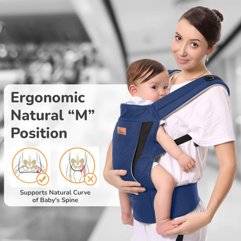 R for Rabbit Comfy Hug Ergo Baby Carrier Adjustable Lumbar Strap