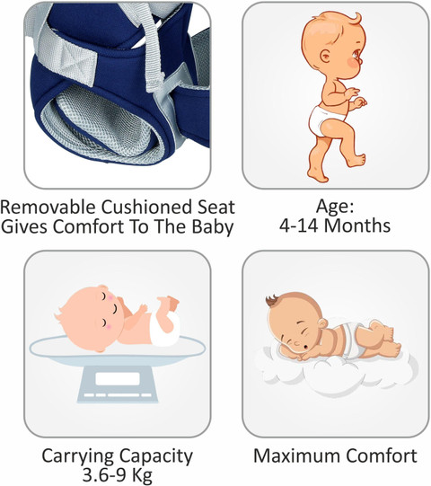 1st Step in Baby Carrier with Carry Positions, Lumbar