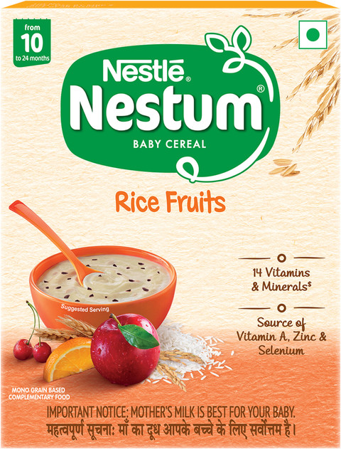 Nestle Nestum Baby Cereal Rice Fruits (From 10 to 24 months