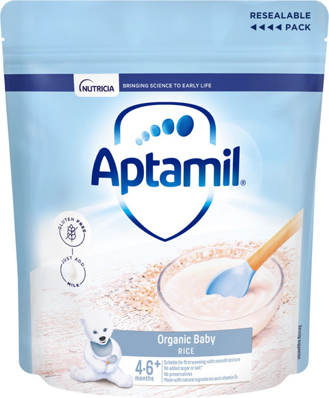Aptamil Organic Baby Rice, British Made Cereal Price in India
