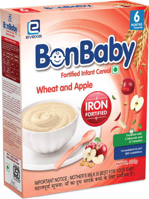 BonBaby Wheat and Apple Cereal Price in India Buy BonBaby Wheat