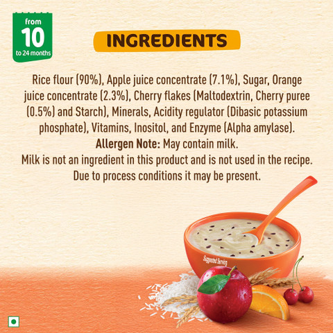 Nestle Nestum Baby Cereal Rice Fruits (From 10 to 24 months