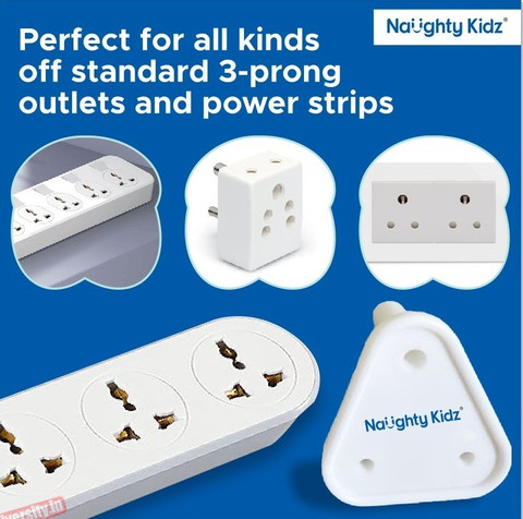 naughty kidz Pack of 24 Baby Safety Electric Socket Plug Cover