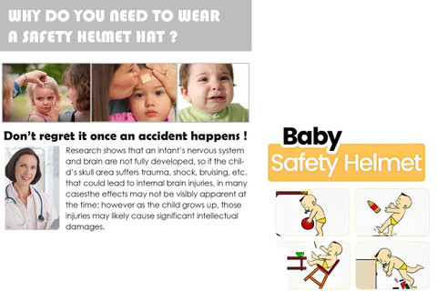 Synlark Baby Helmet for Crawling Walking Baby Head Protector Head  Protection for Baby