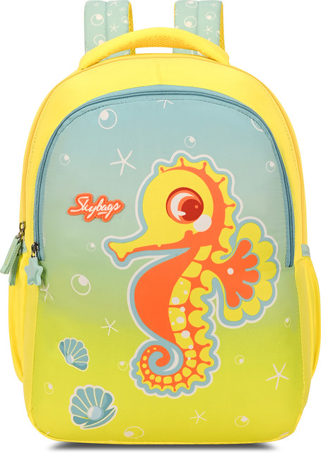 SKYBAGS SNUGGLE 02 SCHOOL BACKPACK YELLOW 18 L Backpack Yellow