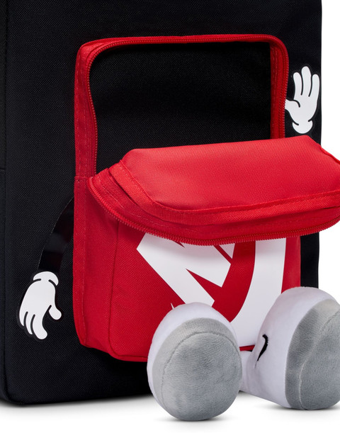 NIKE Y NK BOXY BKPK 13 L Backpack BLACK/UNIVERSITY RED/(WHITE