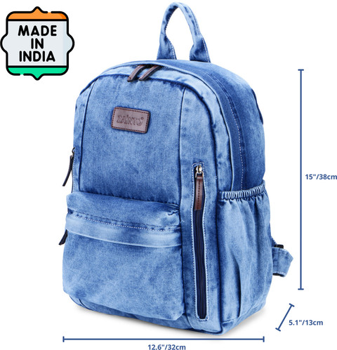 Zainto Denm Bag for women and girls 25 L Backpack