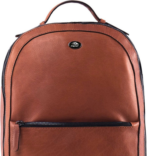 Perf Unisex Leather Backpack Premium Slim Stylish Laptop Bag
