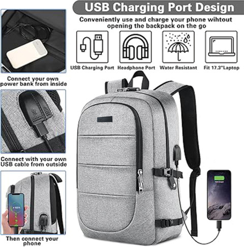 IMPULSE USB charging port, business/Office/casual/college Travel