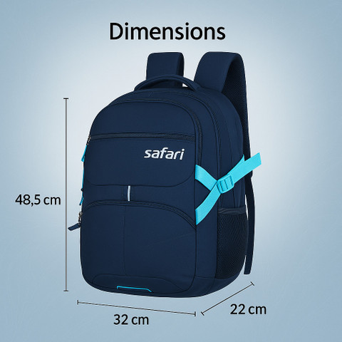 SAFARI With Rain Cover Tritan Deluxe Light Weight Backpack For Men